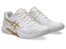 Asics Gel Dedicate 9 Pickleball (White/Champagne)
