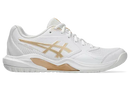 Asics Gel Dedicate 9 Pickleball (White/Champagne)