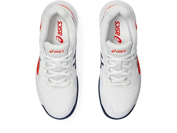 Asics Gel Resolution 9 GS (White/Blue Expanse)