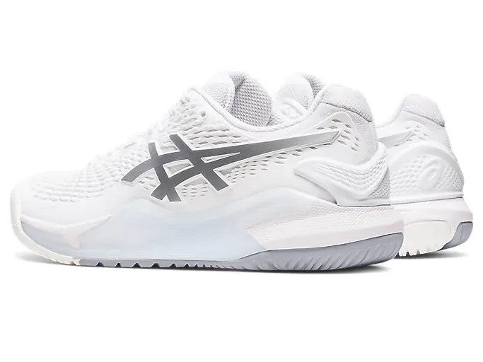 Asics Gel Resolution 9 Wide (White/Pure Silver)