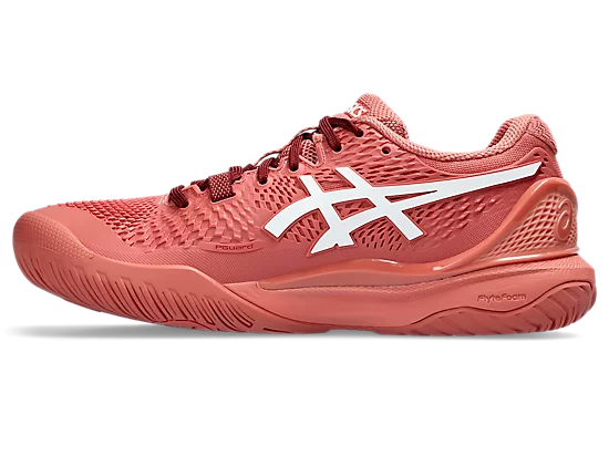 Asics Gel Resolution 9 (Light Garnet/White)