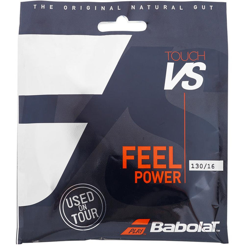 Babolat Touch VS Natural Gut 16/1.30 Tennis String (12m) - Black