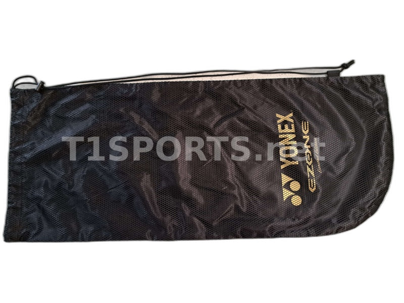 Black/Gold Tennis Racket Sleeve Soft Cover Bag - Yonex