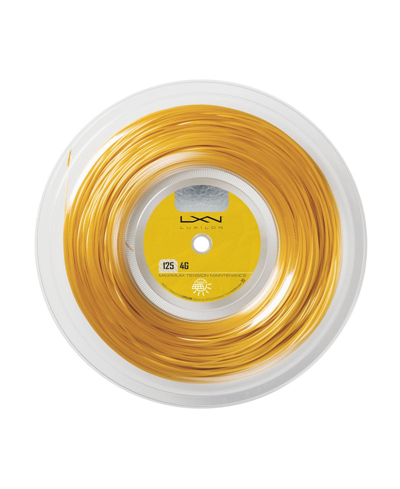 Luxilon 4G 16L/1.25 Tennis String Reel (200m) - Gold
