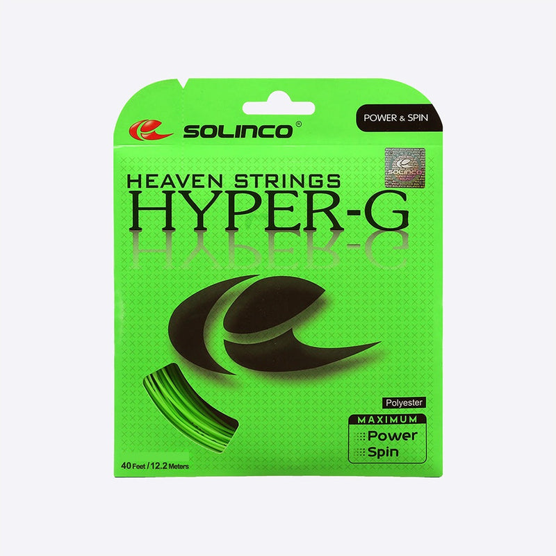 Solinco Hyper-G 16/1.30 Tennis String (12m) - Green