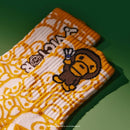 [VICTOR X BABY MILO] SK511JRBM O Ape Sun Camo High Cut Junior Socks
