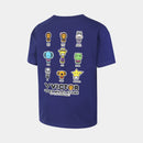 [VICTOR X BABY MILO] T-501BM F Unisex Knitted Blue Shirt