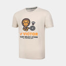 [VICTOR X BABY MILO] T-503BM V Unisex Knitted Khaki Shirt