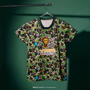 [VICTOR X BABY MILO] T-504JRBM G Junior Knitted Jungle Camo Shirt