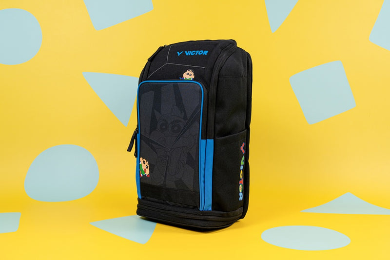 [VICTOR X CRAYON SHINCHAN] BR3042CS C Black Backpack