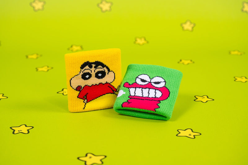 [VICTOR X CRAYON SHINCHAN] SP-408CS GE Green/Yellow Wristband