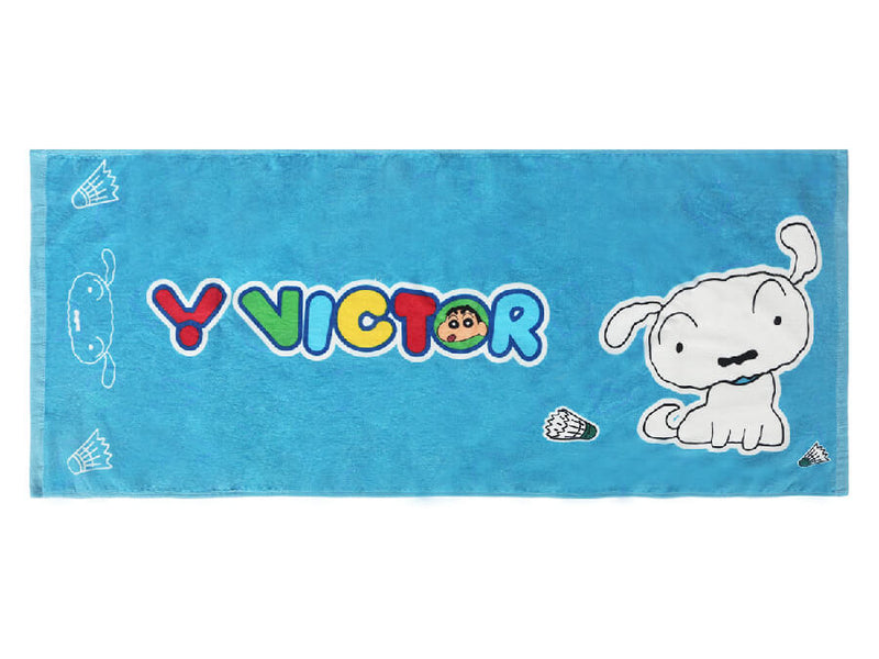 [VICTOR X CRAYON SHINCHAN] TW-406CS M Blue Towel