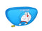 [VICTOR X DORAEMON] BG1205DRM F Hawaiian Blue Toiletry Bag