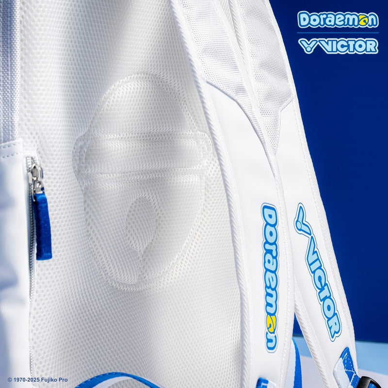 [VICTOR X DORAEMON] BR5035DRM A White Backpack