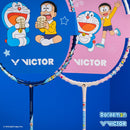 [VICTOR X DORAEMON] DRM-Set IB Pink and Blue Badminton Racket Set