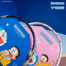 [VICTOR X DORAEMON] DRM-Set IB Pink and Blue Badminton Racket Set