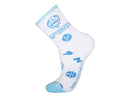 [VICTOR X DORAEMON] SK-513DRM M White/Light Blue Socks