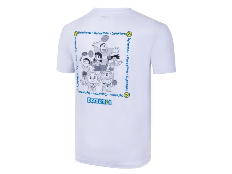 [VICTOR X DORAEMON] T-504DRM A Unisex White Shirt