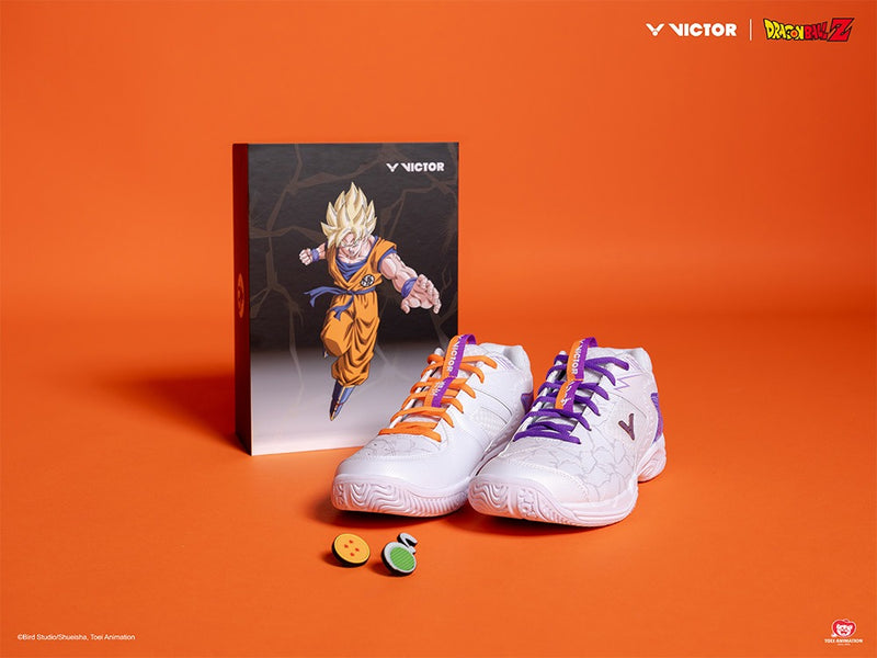 [VICTOR X DRAGON BALL Z] P-DBZ A Bright White Wide Court Shoes