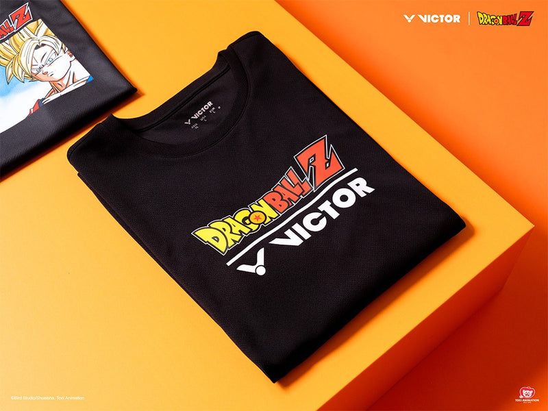 [VICTOR X DRAGON BALL Z] T-502DBZ C Unisex Black Shirt