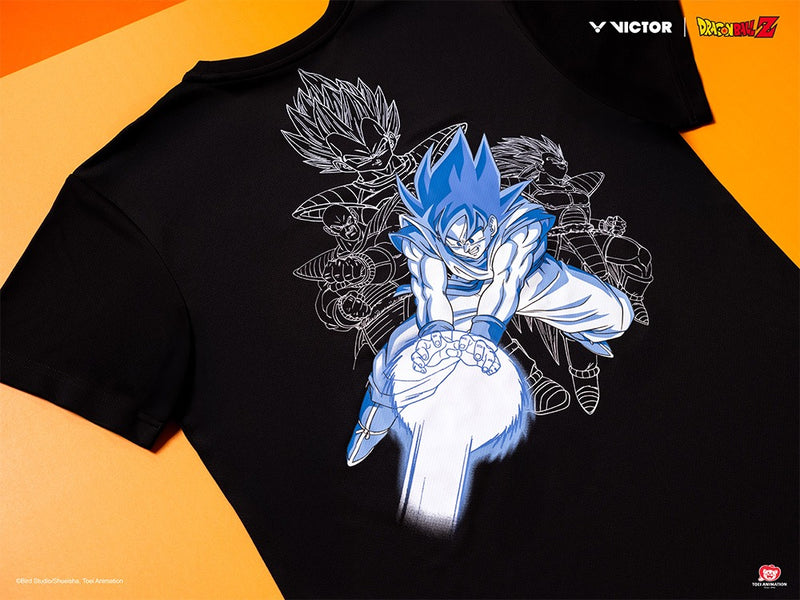 [VICTOR X DRAGON BALL Z] T-502DBZ C Unisex Black Shirt
