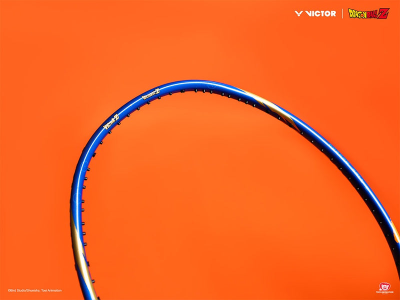 [VICTOR X DRAGON BALL Z] TK-GOKU GB F THRUSTER GOKU Blue Badminton Racket Gift Box