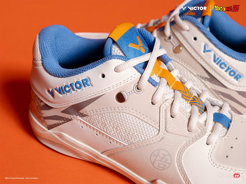 [VICTOR X DRAGON BALL Z] VG-DBZ L Ivory White Court Shoes