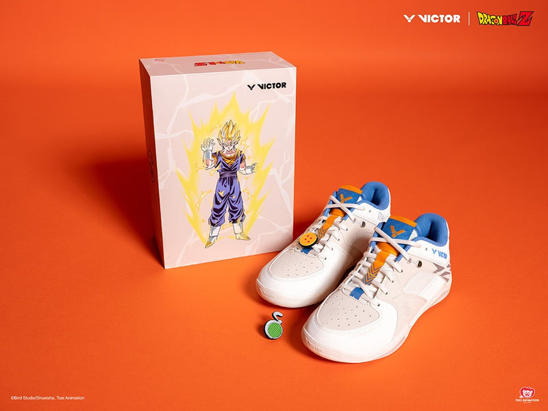 [VICTOR X DRAGON BALL Z] VG-DBZ L Ivory White Court Shoes