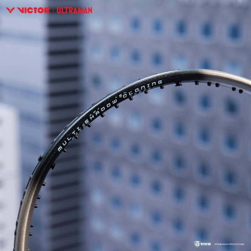 [VICTOR X ULTRAMAN] ARS-ALIEN BALTAN F AURASPEED ALIEN BALTAN Glossy Silver Badminton Racket