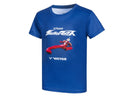 [VICTOR X ULTRAMAN] T-502UTM F Unisex Blue Shirt