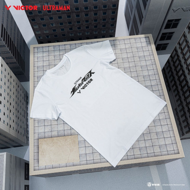 [VICTOR X ULTRAMAN] T-503UTM A Unisex White Shirt
