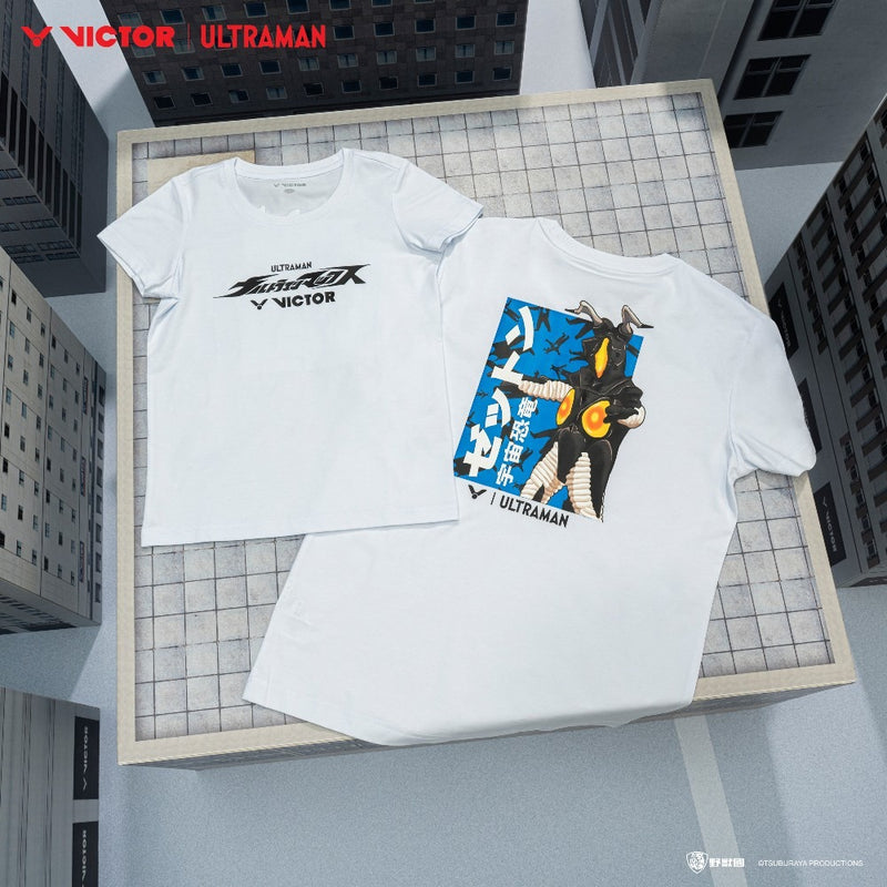 [VICTOR X ULTRAMAN] T-503UTM A Unisex White Shirt
