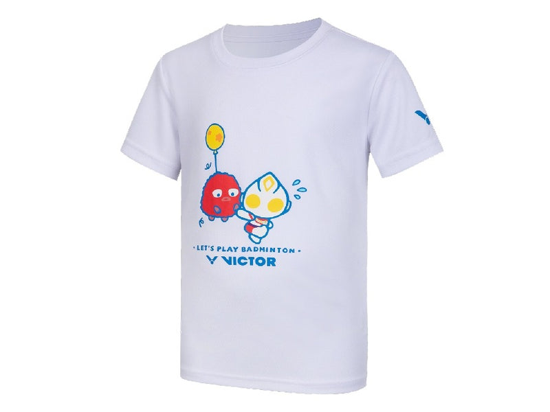 [VICTOR X ULTRAMAN] T-505UTM A Unisex White Shirt