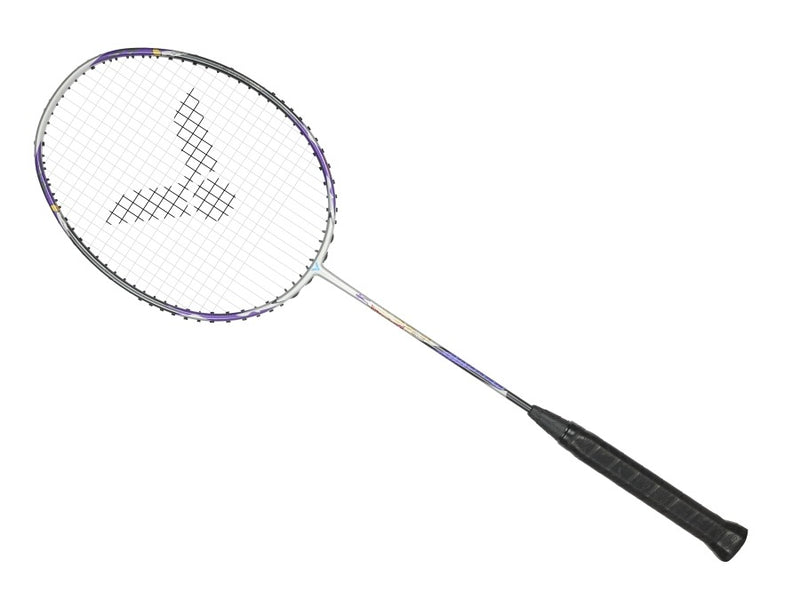 [VICTOR X ULTRAMAN] TK-ULTRAMANTIGA S THRUSTER ULTRAMANTIGA Glossy Silver Badminton Racket