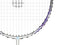 [VICTOR X ULTRAMAN] TK-ULTRAMANTIGA S THRUSTER ULTRAMANTIGA Glossy Silver Badminton Racket