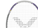 [VICTOR X ULTRAMAN] TK-ULTRAMANTIGA S THRUSTER ULTRAMANTIGA Glossy Silver Badminton Racket