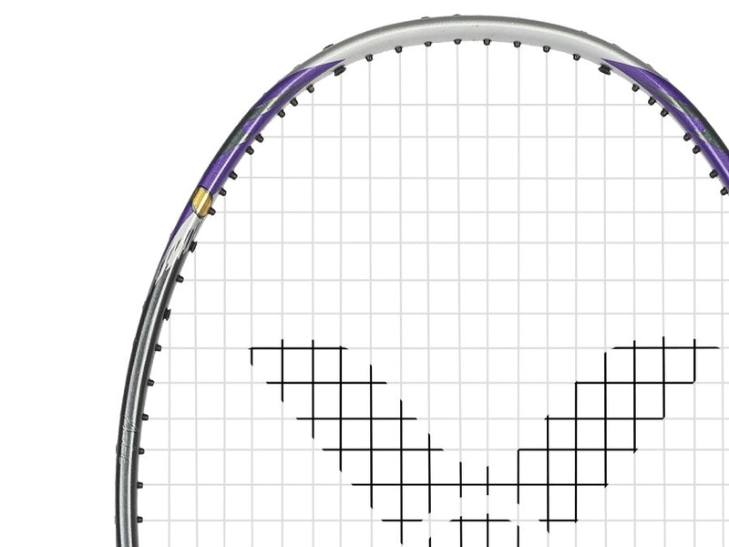 [VICTOR X ULTRAMAN] TK-ULTRAMANTIGA S THRUSTER ULTRAMANTIGA Glossy Silver Badminton Racket