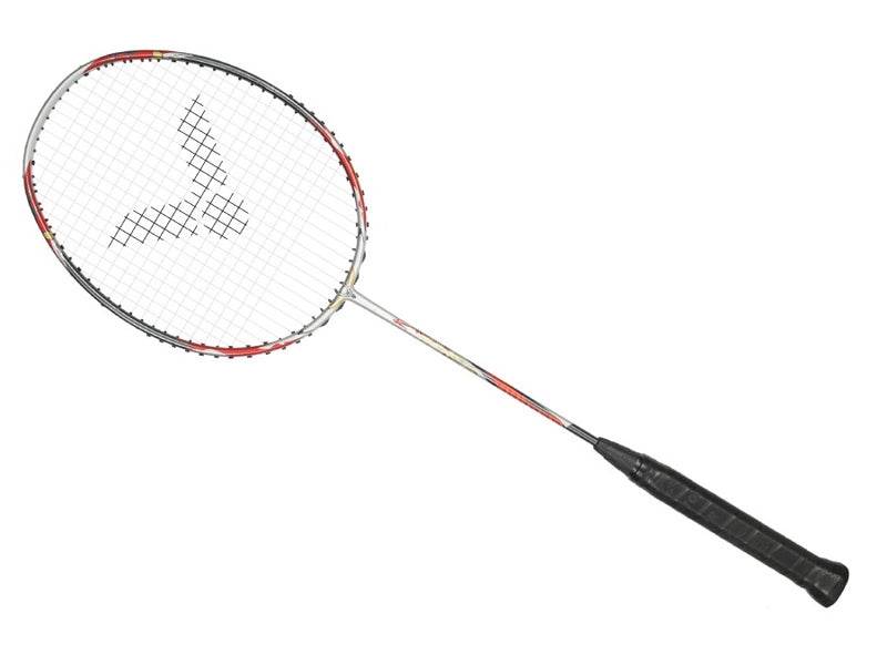 [VICTOR X ULTRAMAN] TK-ULTRAMANTIGA S THRUSTER ULTRAMANTIGA Glossy Silver Badminton Racket