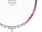 [VICTOR X ULTRAMAN] TK-ULTRAMANTIGA S THRUSTER ULTRAMANTIGA Glossy Silver Badminton Racket