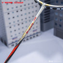 [VICTOR X ULTRAMAN] TK-ULTRAMANTIGA S THRUSTER ULTRAMANTIGA Glossy Silver Badminton Racket