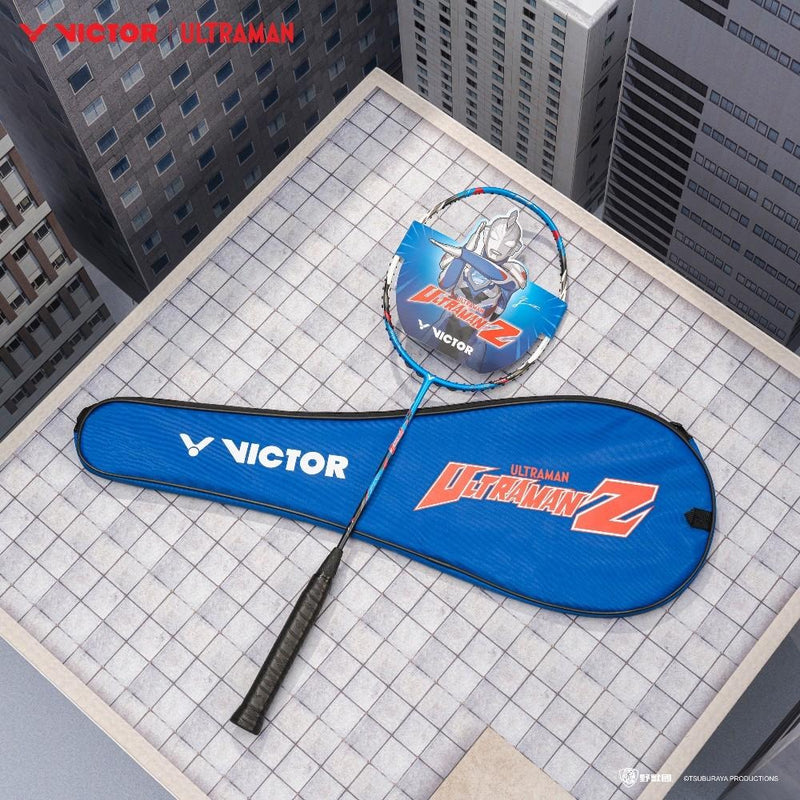 [VICTOR X ULTRAMAN] TK-ULTRAMANZ F THRUSTER ULTRAMANZ Cloissone Blue Badminton Racket
