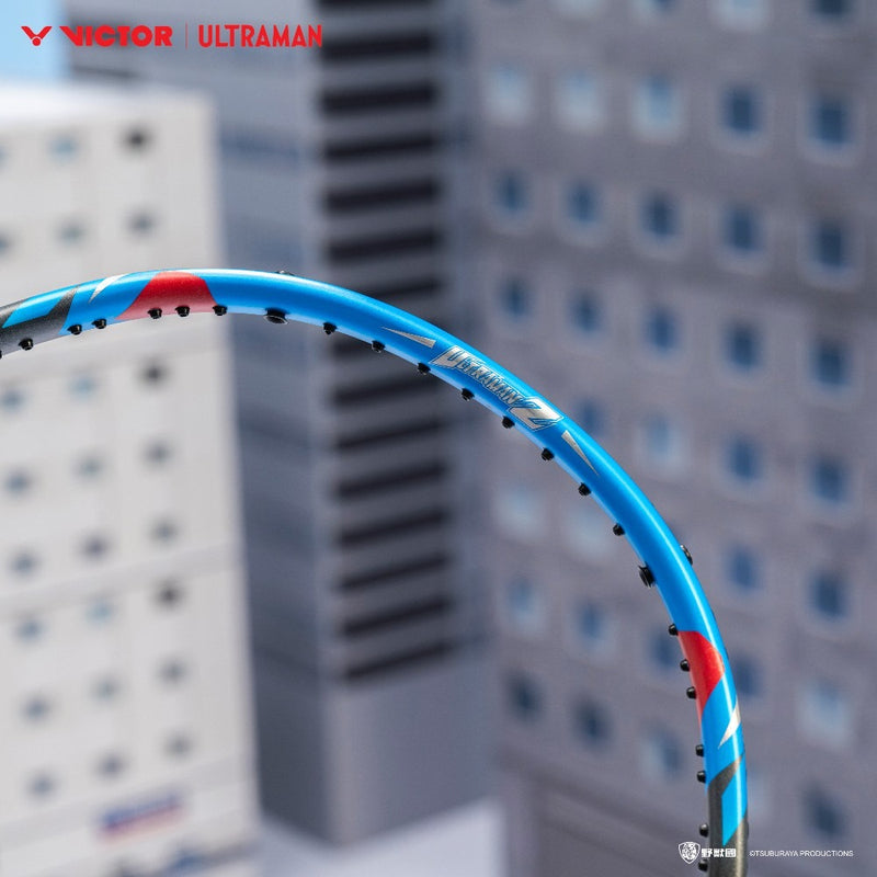 [VICTOR X ULTRAMAN] TK-ULTRAMANZ F THRUSTER ULTRAMANZ Cloissone Blue Badminton Racket