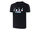 [VICTOR X DORAEMON] T-502DRM C Unisex Black Shirt