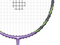 Victor ARS-10L J Auraspeed 10 Light Purple Pre-Strung Badminton Racket