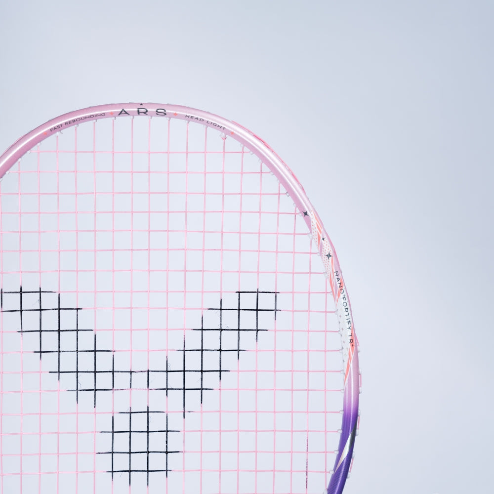 Pink And Purple Racket Victor Auraspeed 90F J Purple Badminton Racket – T1 SPORTS