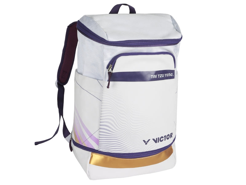 Victor BR3025TTY AJ Tai Tzu Ying Bright White/Medium Purple Racket Backpack