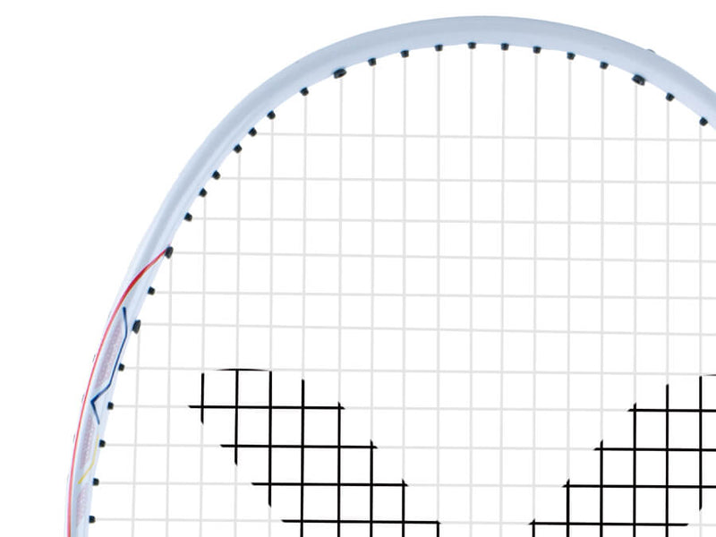 Victor D1L Snow White Edition (Pre-Strung) Badminton Racket