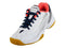 Victor [A362IIJR AB] White/Red Junior Court Shoes