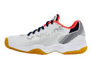 Victor [A362IIJR AB] White/Red Junior Court Shoes