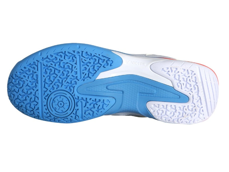 Victor [A362IIPLUS AM] White/Aquarius Court Shoes